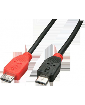 LINDY  31758 KABEL USB 2.0 OTG MICRO-B - MICRO-B - 0,5M POLSKA GWARANCJA  (31758) nr 1