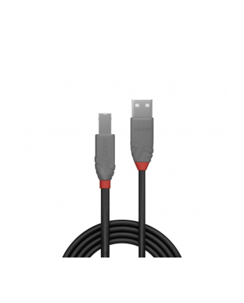 Lindy 36675 Kabel USB 2.0 A-B czarny Anthra Line 5m (ly36675) nr 2