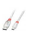 Lindy 41782 Kabel USB 2.0 A - USB Mini-B 1m (LY41782) - nr 1
