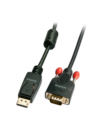 Lindy 41943 Kabel Display Port - VGA 3m (LY41943)