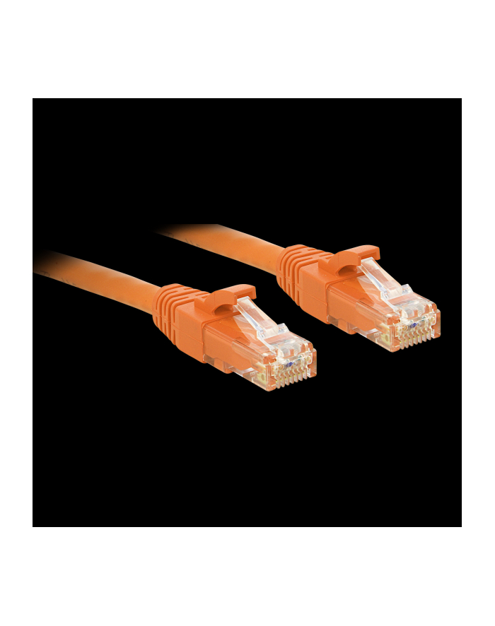 Lindy 48105 Kabel Sieciowy Skrętka Cat6 UUtp Pomarańczowy 03M (Ly48105) główny