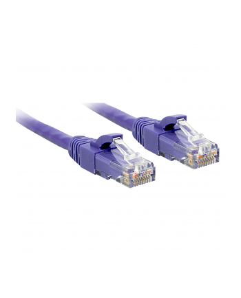 Lindy 48124 Kabel Sieciowy Skrętka Cat6 UUtp Fioletowy 3M (Ly48124)