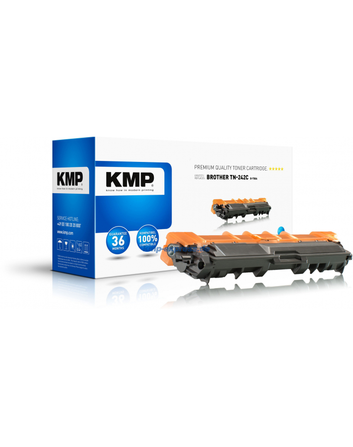 KMP B-T58A - cyan - toner cartridge (alternative for: Brother TN242C) - Toner laserowy Cyjan (12480003) główny