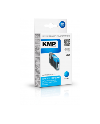 KMP H148 - High Yield - cyan - ink cartridge (alternative for: HP 935XL) - Kartridż z tuszem Cyjan (17440003) nr 1