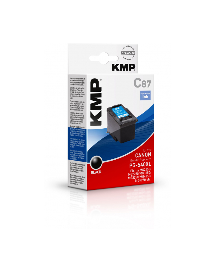 KMP C87 TINTENPATRONE SCHWARZ KOMPATIBEL MIT CANON PG-540 XL (1516) główny