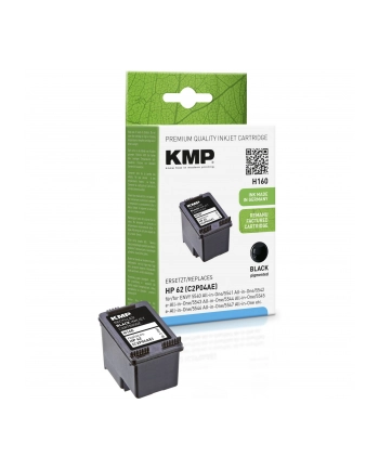 KMP H160 - black - ink cartridge (alternative for: HP 62) - Kartridż z tuszem Czarny (17414801)