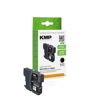 KMP B77B - BLACK - INK CARTRIDGE (ALTERNATIVE FOR: BROTHER LC980BK) - KARTRIDŻ Z TUSZEM CZARNY