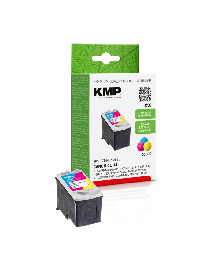 KMP Zamiennik dla Canon CL-41 Kolorowy (1501.403) główny
