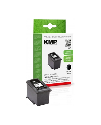 KMP C87 TINTENPATRONE SCHWARZ KOMPATIBEL MIT CANON PG-540 XL (1516) nr 1