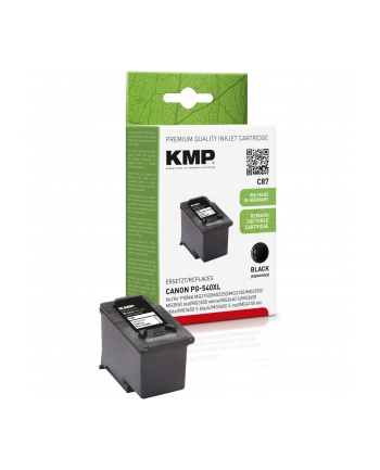 KMP C87 TINTENPATRONE SCHWARZ KOMPATIBEL MIT CANON PG-540 XL (1516) nr 2