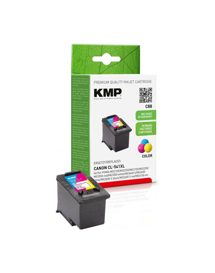 KMP C88 TINTENPATRONE COLOR KOMPATIBEL MIT CANON CL-541 XL (1517) główny