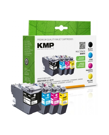 KMP Patrone Brother LC3219VALDR Multip. 1500-3000 S. B58YX refill