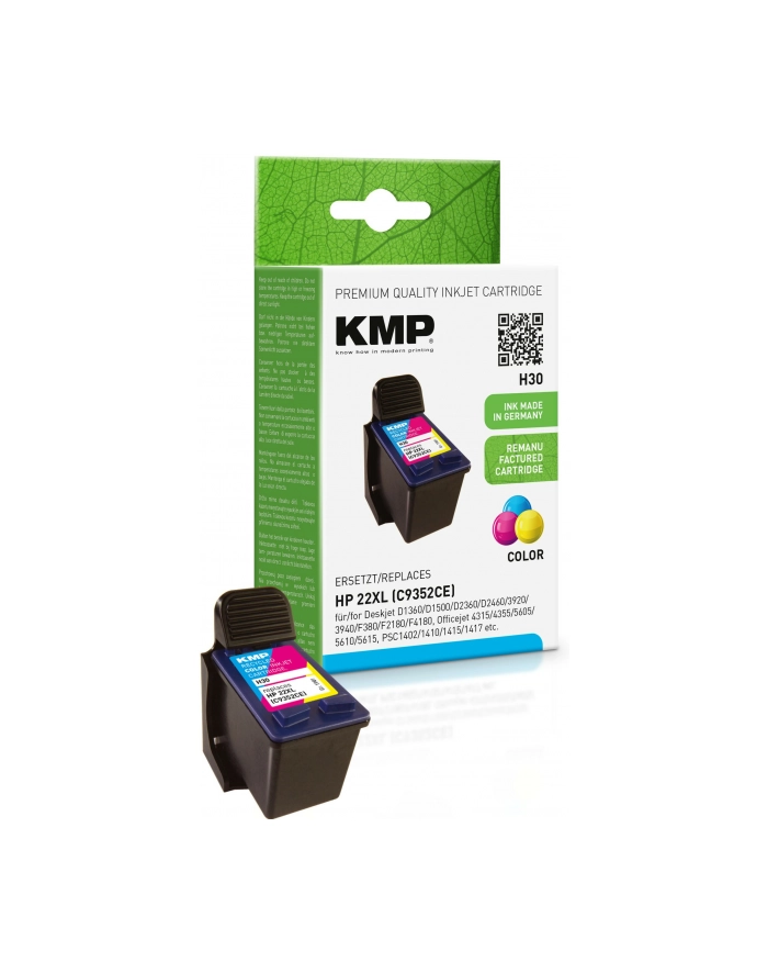 KMP Zamiennik dla HP 22XL C9352AE Kolorowy (1901.422) główny