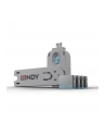 Lindy Bloker portu USB 4 sztuki Niebieski (40452) - nr 1