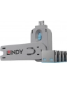 Lindy Bloker portu USB 4 sztuki Niebieski (40452) - nr 44
