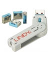 Lindy Bloker portu USB 4 sztuki Niebieski (40452) - nr 46