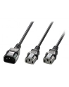 LINDY typu Y 1xIEC320 C14 2xIEC320 C13 2m (30039) - nr 7