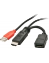 LINDY USB A/2x HDMI, 0.15 m (41080) - nr 8