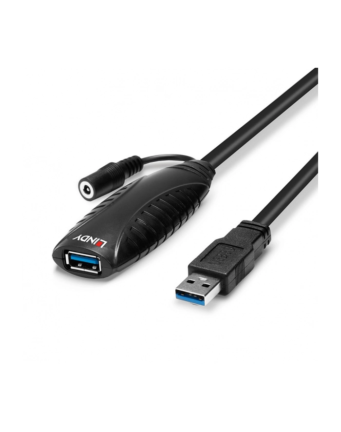 LINDY USB-A aktywny 10m Czarny (43156) główny