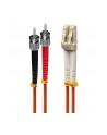 LINDY Patchcord światłowodowy LC/ST OM2 2m 50/125Ám Multimode (46491) - nr 1