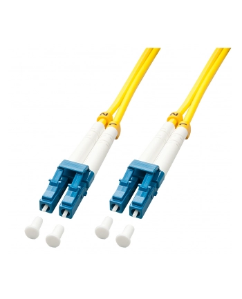 Lindy Patchcord światłowodowy LC/LC OS2 9/125 2m Żółty (47451) nr 1