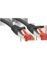 LINDY RJ-45/RJ-45 kat.6 S/FTP Czarny 7.5m (47782) - nr 9