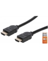 Manhattan Kabel Manhattan MANHATTAN Kabel HDMI Premium High Speed + Ethernet, 5m, černý (355360) - nr 12