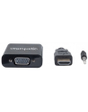 Manhattan AV Konwerter 1x Złącze Męskie HDMI Złącze Żeńskie jack 3.5 mm => 1x Złącze Żeńskie VGA  (151559) - nr 1