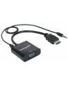 Manhattan AV Konwerter 1x Złącze Męskie HDMI Złącze Żeńskie jack 3.5 mm => 1x Złącze Żeńskie VGA  (151559) - nr 8