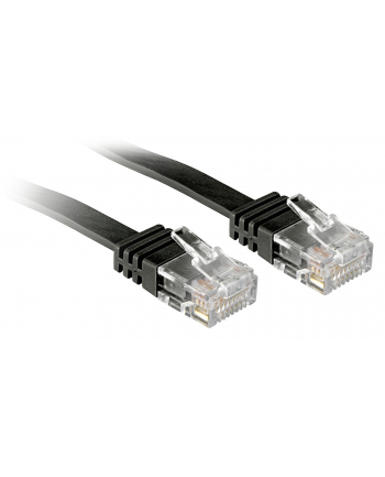 LINDY Patchcord płaski Cat6 5m czarny (47524)