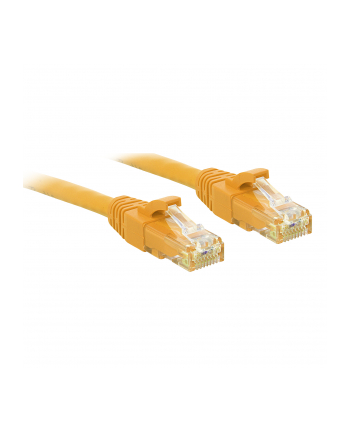 Lindy Patchcord UTP Cat.6 0,5m żółty (48061)