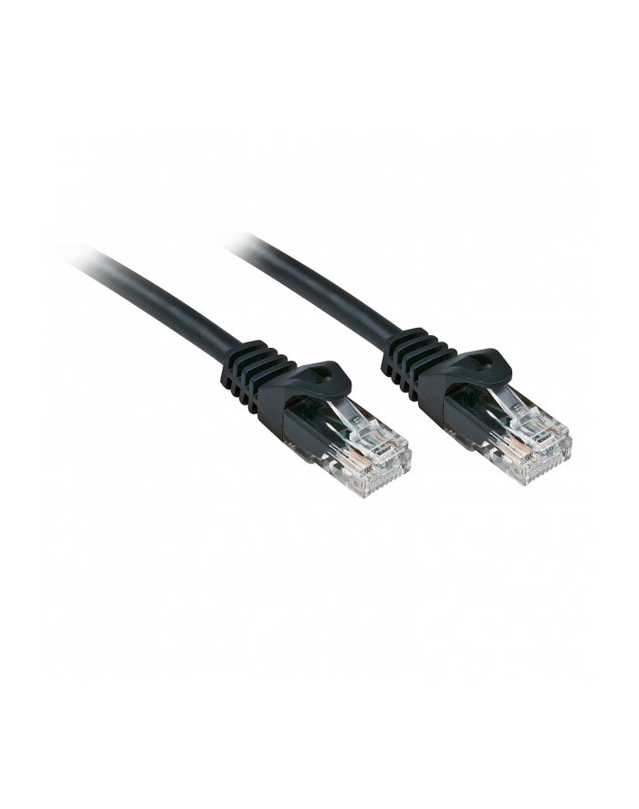 LINDY RJ-45/RJ-45 kat.6 U/UTP Czarny 7.5m (48196) główny
