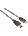 Manhattan Aktywny USB 2.0 A-USB B 15 m (152389) - nr 17