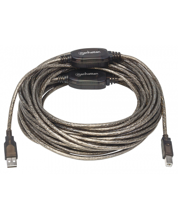 Manhattan Aktywny USB 2.0 A-USB B 15 m (152389)