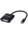 Manhattan Mini DisplayPort - DVI Czarny (152549) - nr 1