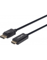 Manhattan DisplayPort HDMI, 3m, Czarny (153188) - nr 20