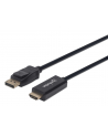 Manhattan Kabel Manhattan MANHATTAN Kabel DisplayPort na HDMI, 1m, černý (153195) - nr 12