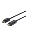 Manhattan Kabel Manhattan MANHATTAN Kabel DisplayPort na HDMI, 1m, černý (153195) - nr 13