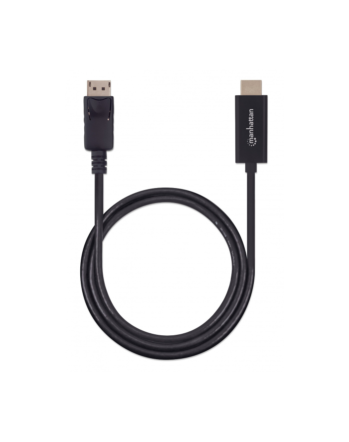 Manhattan Kabel Manhattan MANHATTAN Kabel DisplayPort na HDMI, 1m, černý (153195) główny