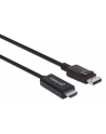 Manhattan Kabel Manhattan MANHATTAN Kabel DisplayPort na HDMI, 1.8m, černý (153201) - nr 16