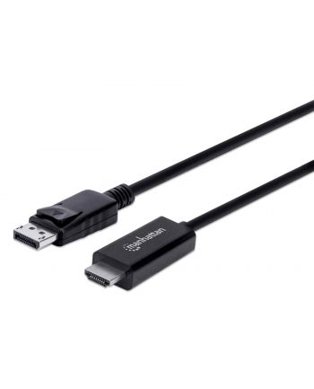 Manhattan Kabel Manhattan MANHATTAN Kabel DisplayPort na HDMI, 3m, černý (153218)