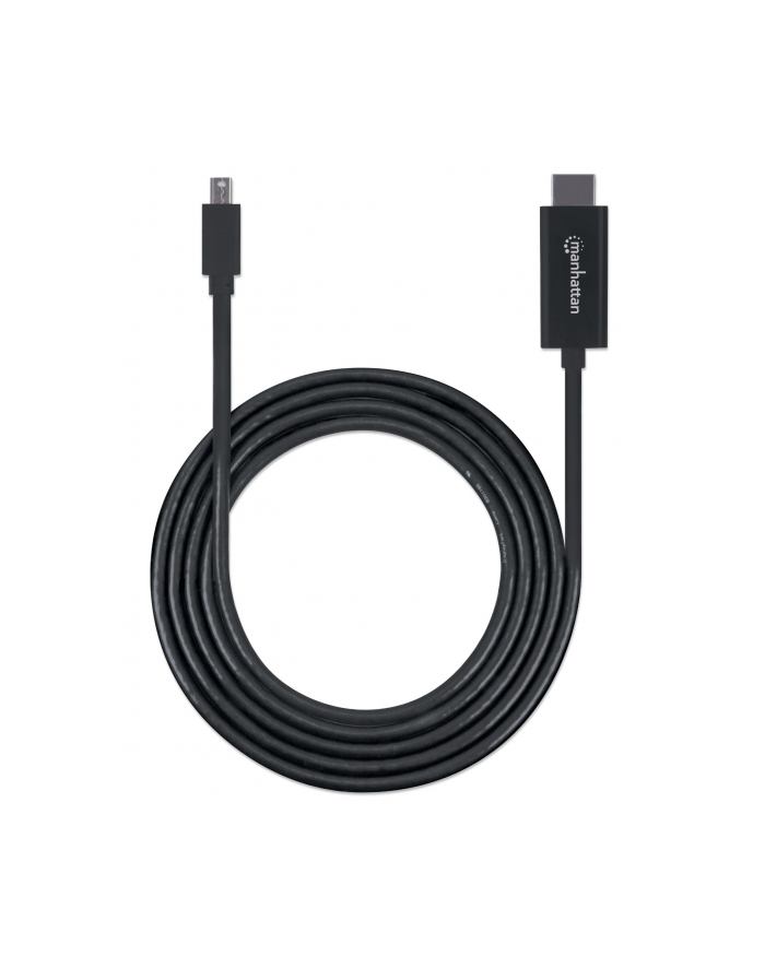 Manhattan Kabel Manhattan MANHATTAN Kabel Mini DisplayPort na HDMI (1080p), 1.8m, černý (153232) główny