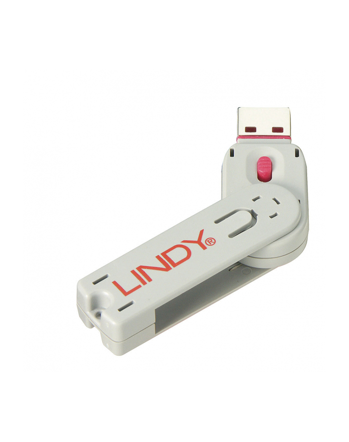 Lindy 40620 Klucz Do Blokady Portów Usb A Różowy (Ly40620) główny