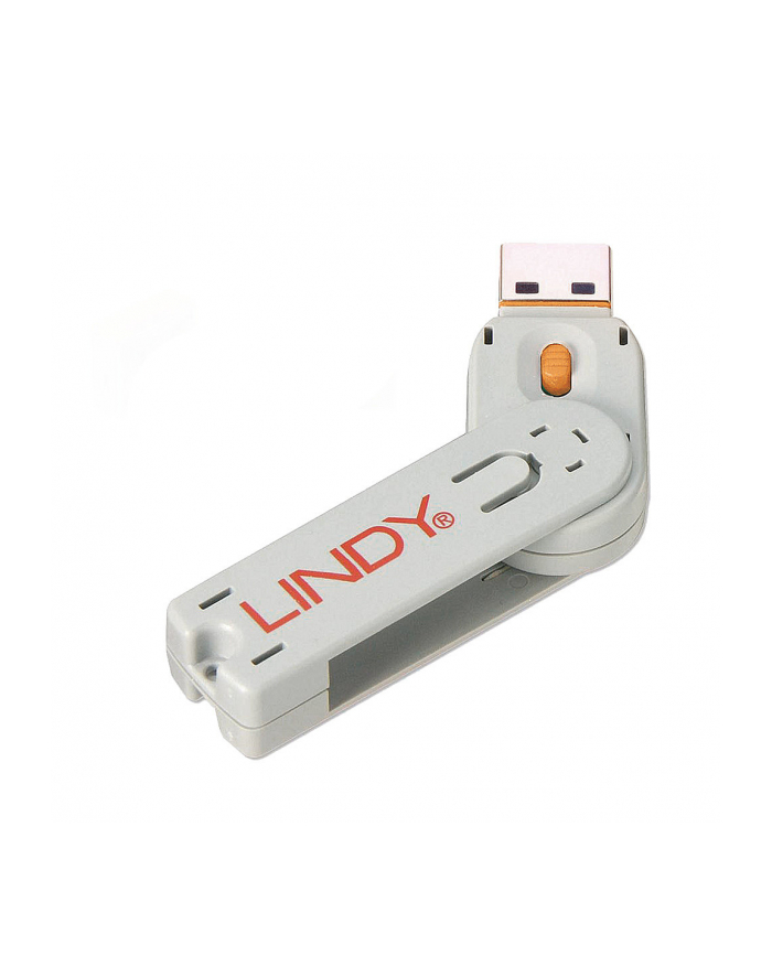 Lindy 40623 Klucz Do Blokady Portów Usb A Pomarańczowy (Ly40623) główny