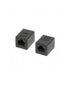 LogiLink Złączka RJ45- RJ45 żeńsko/żeńska Cat.6 UTP czarna (NP0034A) - nr 2