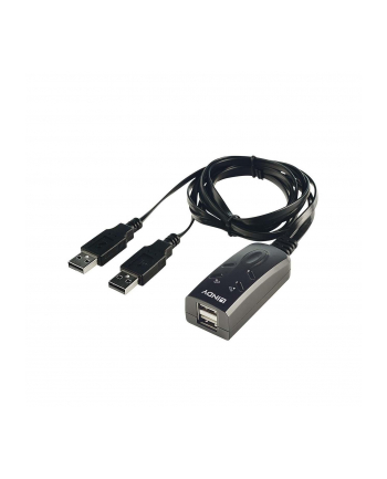 Lindy 32165 Przełącznik Km 2-Portowy Usb 2.0 (Ly32165)