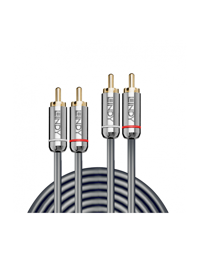 Lindy 35345 Kabel 2x RCA 2x RCA, Cromo Line 1m główny