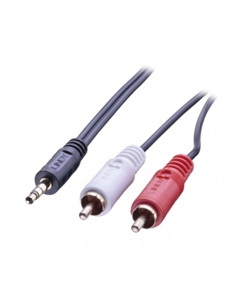 Lindy Kabel Mini Jack 3.5mm - 2xRCA M/M czarny 3m (35682)