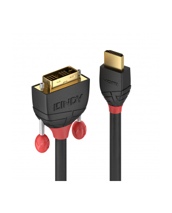 Lindy 36270 Kabel HDMI - DVI-D Single Link - 0,5m