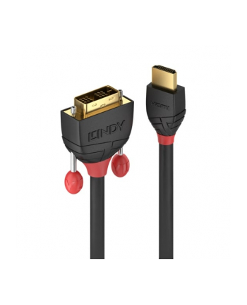 Lindy 36271 Kabel HDMI - DVI-D Single Link - 1m